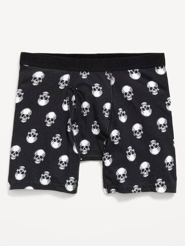 Old Navy Soft-Washed Boxer Briefs -- 6.25-inch inseam - Skulls Black in Kuwait
