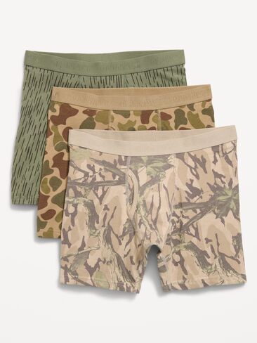 Old Navy 3-Pack Soft-Washed Boxer Briefs -- 6.25-inch inseam - Desert Storm Camouflage in Kuwait