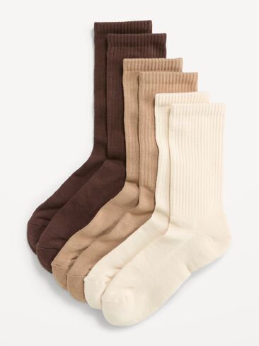 Old Navy Tube Socks 3-Pack - Forager Neutrals in Kuwait
