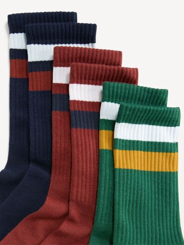 Old Navy Tube Socks 3-Pack - Stripe in Kuwait
