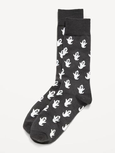 Old Navy Printed Novelty Socks for Men - Ghosts in Kuwait