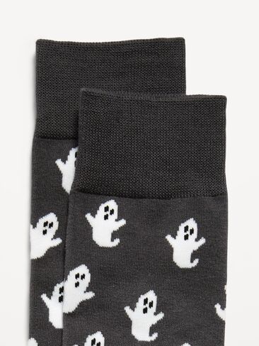 Old Navy Printed Novelty Socks for Men - Ghosts in Kuwait