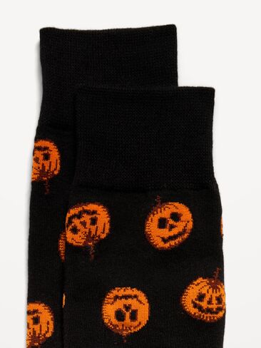 Old Navy Printed Novelty Socks for Men - Pumpkins in Kuwait