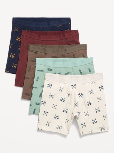 Old Navy 5-Pack Soft-Washed Boxer Briefs -- 6.25-inch inseam - Hunter in Kuwait