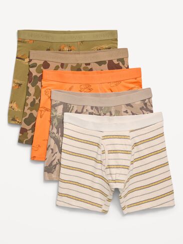 Old Navy 5-Pack Soft-Washed Boxer Briefs -- 6.25-inch inseam - Camp Grounds in Kuwait