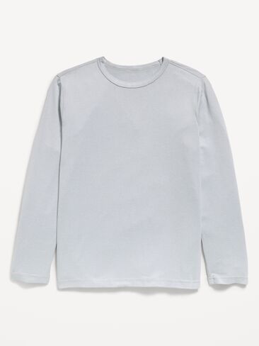 Old Navy CloudMotion Long-Sleeve Performance T-Shirt for Boys - Cloud Cover in Kuwait