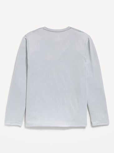 Old Navy CloudMotion Long-Sleeve Performance T-Shirt for Boys - Cloud Cover in Kuwait