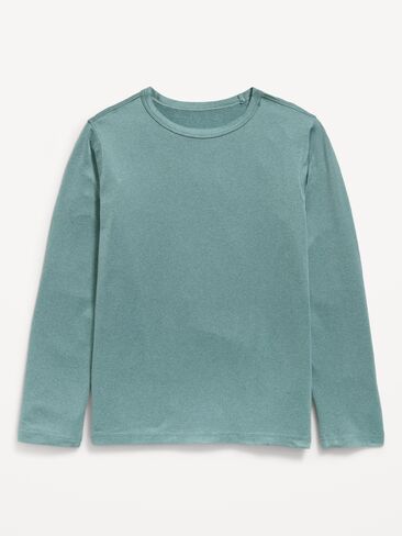 Old Navy CloudMotion Long-Sleeve Performance T-Shirt for Boys - Foggy Dew in Kuwait