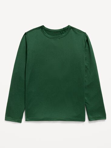 Old Navy CloudMotion Long-Sleeve Performance T-Shirt for Boys - Field of Greens in Kuwait