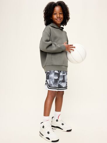 Old Navy Knee Length Mesh Basketball Shorts for Boys - Photoreal Basketball in Kuwait