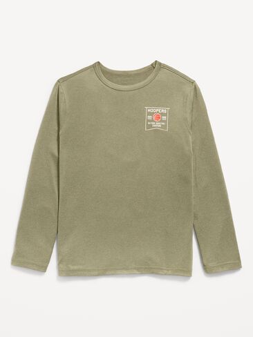 Old Navy CloudMotion Long-Sleeve Performance T-Shirt for Boys - Dill Caper in Kuwait