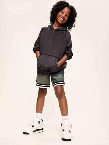 Old Navy Knee Length Mesh Basketball Shorts for Boys - Loden in Kuwait