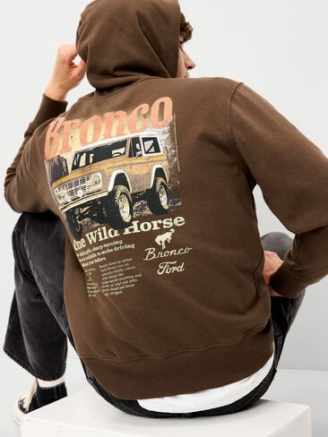 Old Navy Ford Bronco™ Pullover Hoodie - Dark Walnut in Kuwait