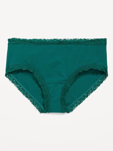 Old Navy Lace-Trim Hipster Underwear - Deep Lagoon in Kuwait