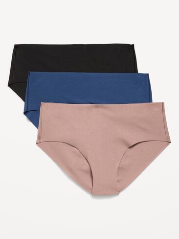 Old Navy Mid-Rise Hipster Underwear 3-Pack - Neutral in Kuwait