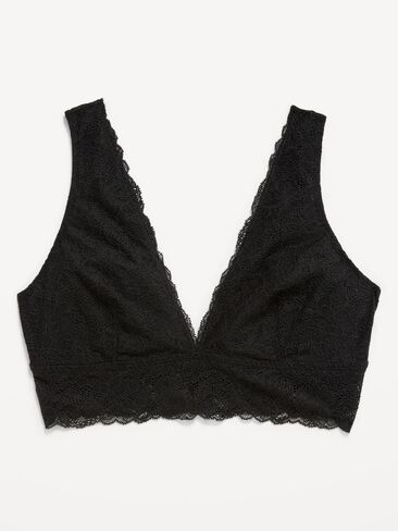 Old Navy Lace Longline Bra - Black Jack in Kuwait
