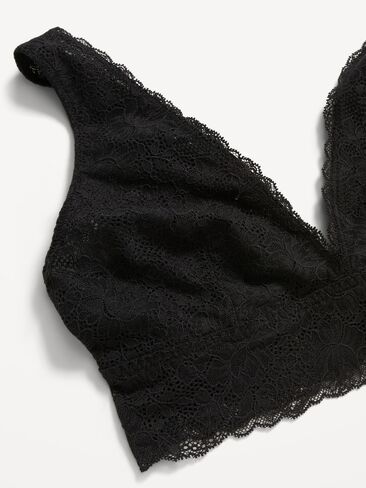 Old Navy Lace Longline Bra - Black Jack in Kuwait