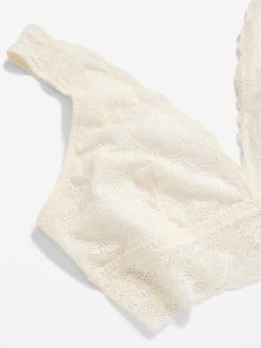 Old Navy Lace Longline Bra - Sea Salt in Kuwait