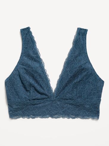 Old Navy Lace Longline Bra - Neptune Blue in Kuwait