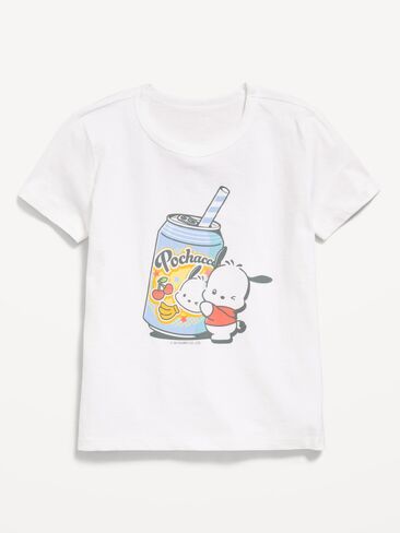 Old Navy Pochacco™ Graphic T-Shirt for Girls - White Lilies in Kuwait