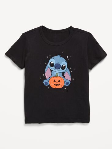 Old Navy Disney© Stitch Graphic T-Shirt for Girls - Black Jack in Kuwait