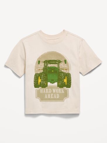 Old Navy John Deere™ Oversized Unisex T-Shirt for Toddler - Wish Bone in Kuwait