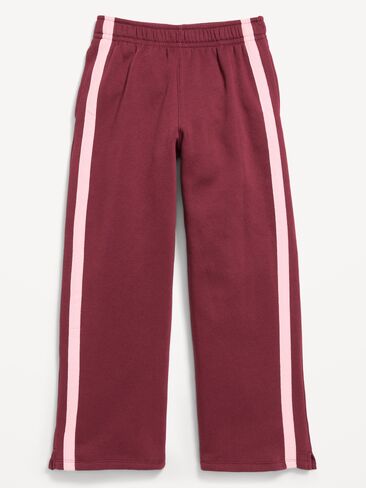 Old Navy Super Baggy Wide-Leg Retro Sweatpants for Girls - Red Lacquer in Kuwait