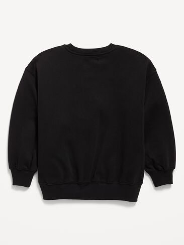 Old Navy Disney© Stitch Oversized Sweatshirt for Girls - Black Jack in Kuwait