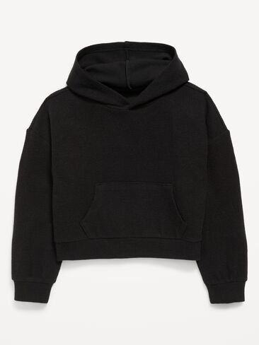 Old Navy CozePlush Pullover Hoodie for Girls - Black Jack in Kuwait