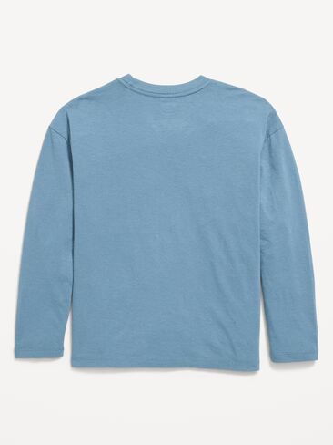 Old Navy Oversized Long-Sleeve T-Shirt for Boys - Tomales Bay in Kuwait