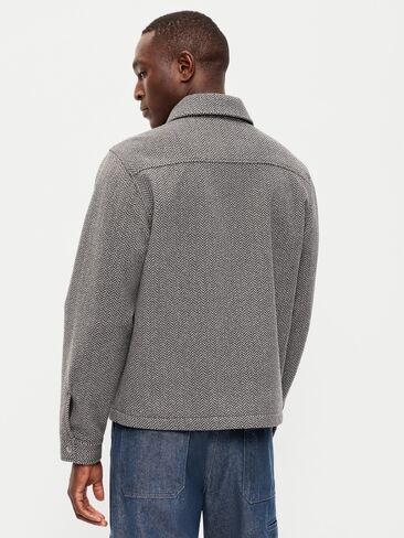 Old Navy Relaxed Harrington Jacket - Herringbone in Saudi Arabia