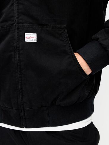 Old Navy Oversized Canvas Hoodie - Black Jack in Kuwait