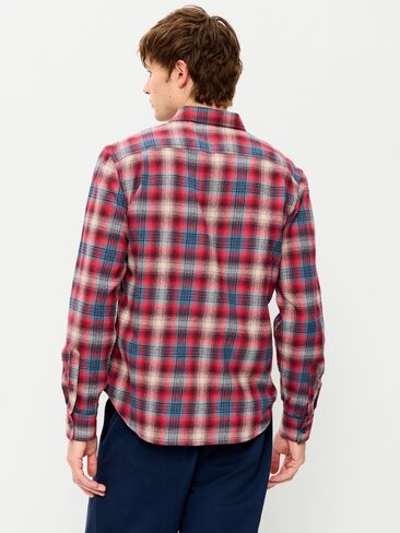 Old Navy Relaxed Long-Sleeve Plaid Flannel Pocket Shirt - Tomales Bay in Kuwait