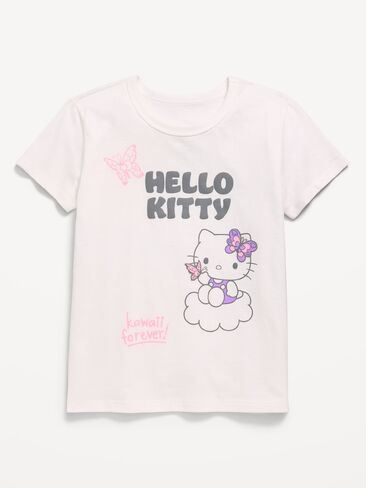 Old Navy Hello Kitty® Graphic T-Shirt for Girls - White Lilies in Kuwait