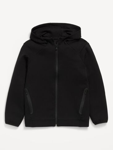 Old Navy Dynamic Fleece Full-Zip Hoodie for Boys - Black Jack in Kuwait