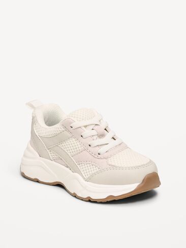 Old Navy Mesh Sneakers for Toddler Boys - Neutral in Kuwait