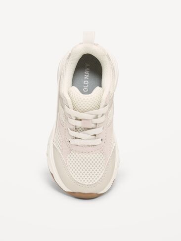 Old Navy Mesh Sneakers for Toddler Boys - Neutral in Kuwait