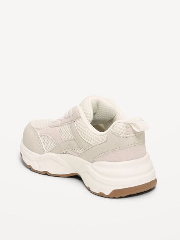 Old Navy Mesh Sneakers for Toddler Boys - Neutral in Kuwait
