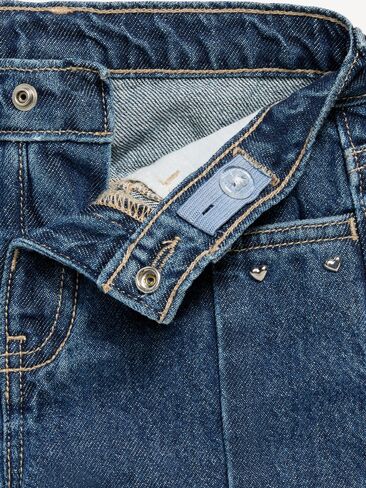 Old Navy Super Baggy Wide-Leg Jeans for Toddler Girls - Dark Wash in Kuwait