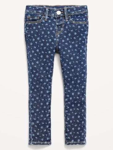 Old Navy High-Waisted Rockstar 360° Stretch Jeggings for Toddler Girls - Floral in Kuwait
