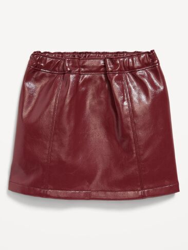 Old Navy Faux-Leather Skirt for Toddler Girls - Clove in Kuwait