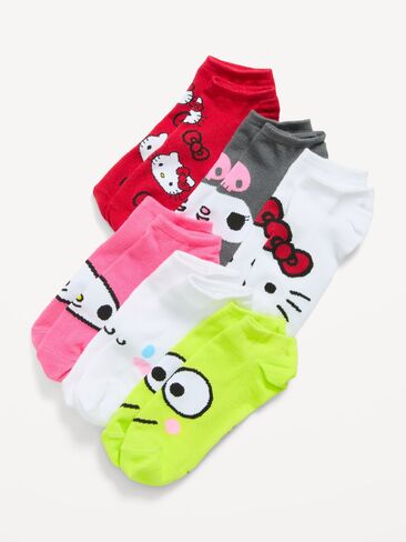 Old Navy Hello Kitty® 6-Pack Novelty Ankle Socks for Women - Hello Kitty in Saudi Arabia