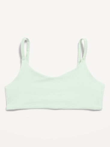 Old Navy StudioSmooth Sports Bra for Girls - Soft Aloe in Kuwait