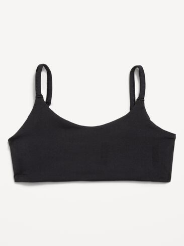 Old Navy StudioSmooth Sports Bra for Girls - Black Jack in Kuwait