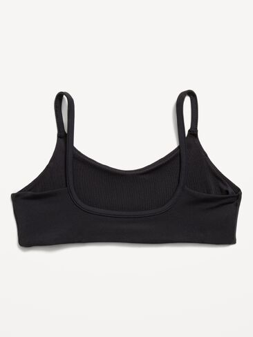 Old Navy StudioSmooth Sports Bra for Girls - Black Jack in Kuwait