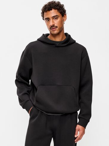 Old Navy Bounce Fleece Oversized Pullover Hoodie - Black Jack in Kuwait