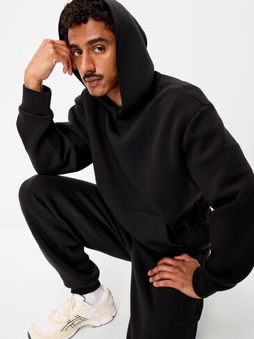 Old Navy Bounce Fleece Oversized Pullover Hoodie - Black Jack in Kuwait