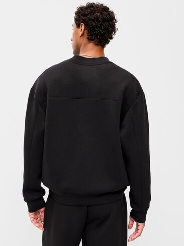 Old Navy Bounce Fleece Oversized Bomber Jacket - Black Jack in Kuwait