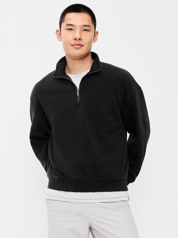 Old Navy Lived-In Pro Quarter Zip - Black Jack in Kuwait