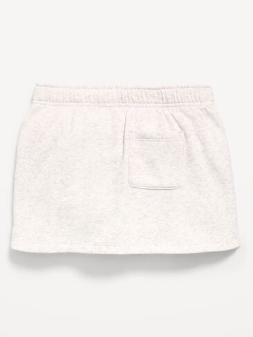 Old Navy Fleece Skort for Girls - Light Heather Gray in Kuwait